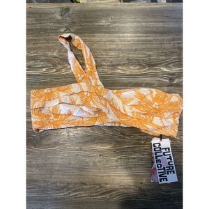 Women's One Shoulder Bralette Top - Future Collective. Size Large. NWT. Q